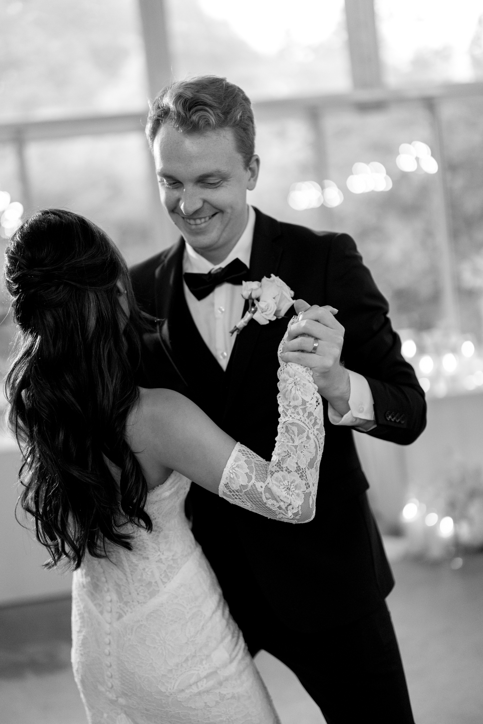 Bride and groom's first dance